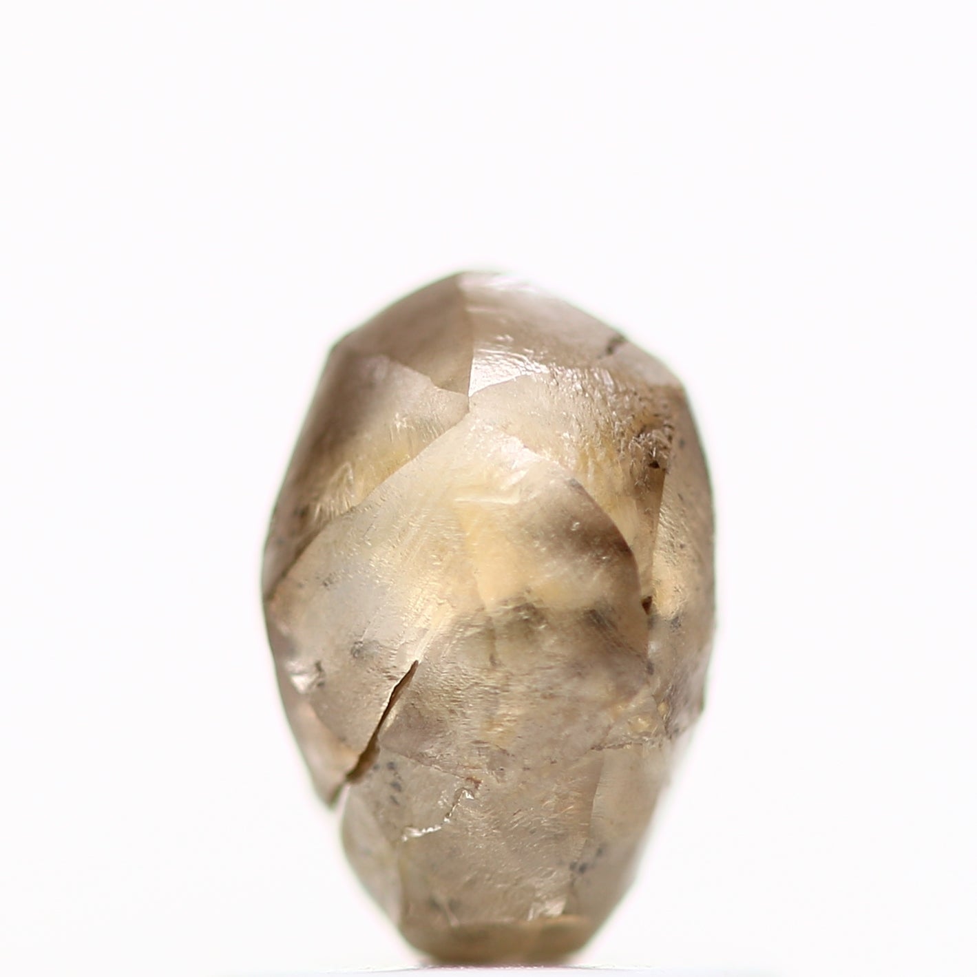 1.19 Carat Natural Fancy Brown Crystal Raw Rough Diamond 7 MM - Blackdiamond