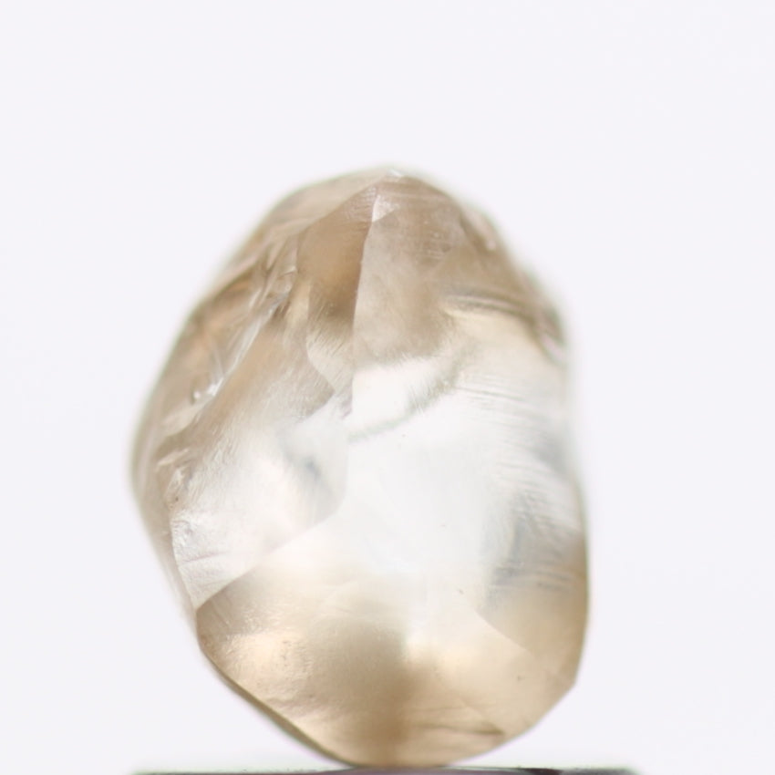 1.25 Carat Fancy Champagne Brown Diamonds Rough Natural 6.53 MM