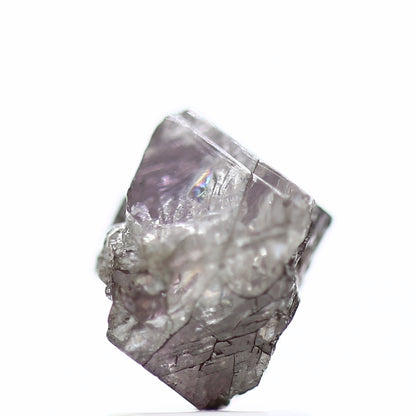 2.65 Carat Fancy Purple Pink Octahedron Rough Natural Diamond 8.50 MM - Blackdiamond