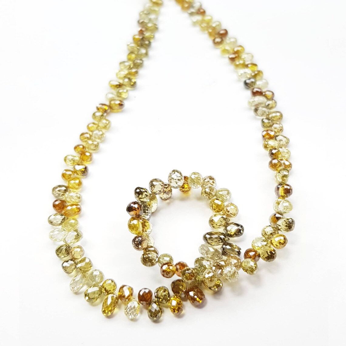 yellow diamond beads vs clarity