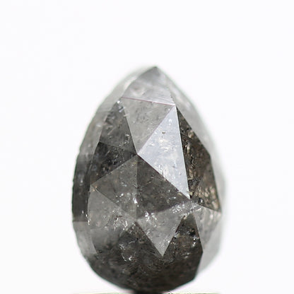 1.56 Carat Fancy Gray Natural Pear Loose Diamond 8.3 MM