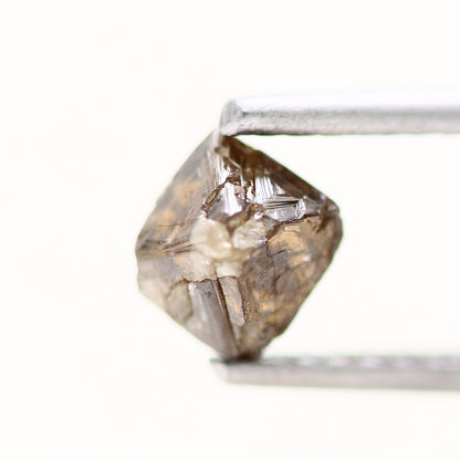 0.73 Carat Brown Octahedron Raw Natural Rough Diamond 5.3 MM - Blackdiamond