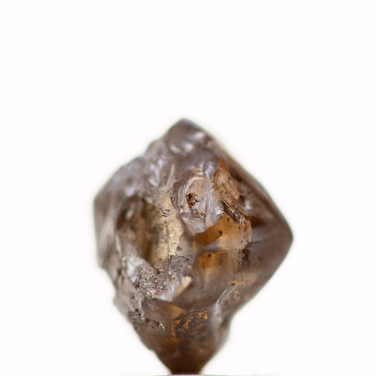 2.07 Carat Natural Fancy Cognac Brown Crystal Raw Rough Diamond 7.1 MM - Blackdiamond