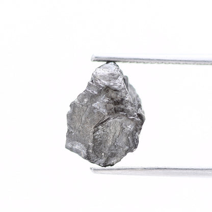 4.90 Carat Fancy Gray Crystal Raw Big Rough Natural Diamond 10.79 MM - Blackdiamond