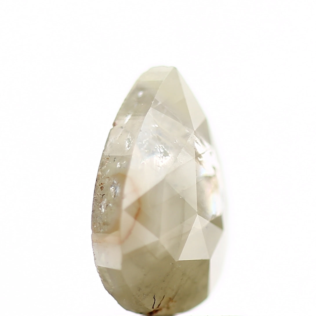 0.96 Carat Natural Pear Rose Cut Rustic Loose Diamond SDM94