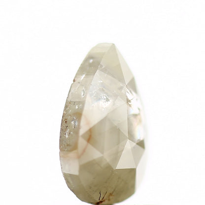 0.96 Carat Natural Pear Rose Cut Rustic Loose Diamond SDM94