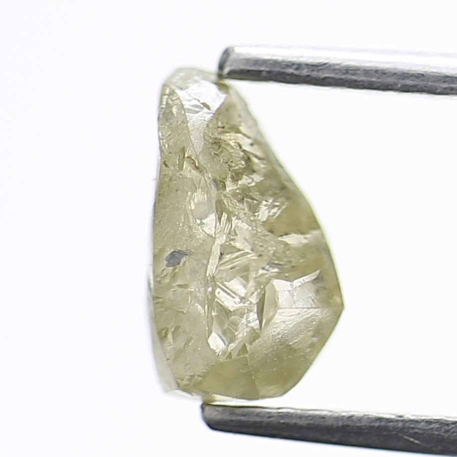 1.48 Carat Natural Yellow Rough Diamond 8.10 MM