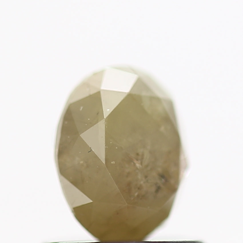 0.94 Carat Oval Rustic Brilliant Cut Natural Diamond 6 MM