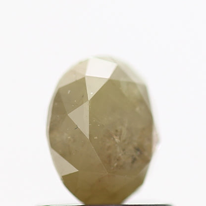 0.94 Carat Oval Rustic Brilliant Cut Natural Diamond 6 MM