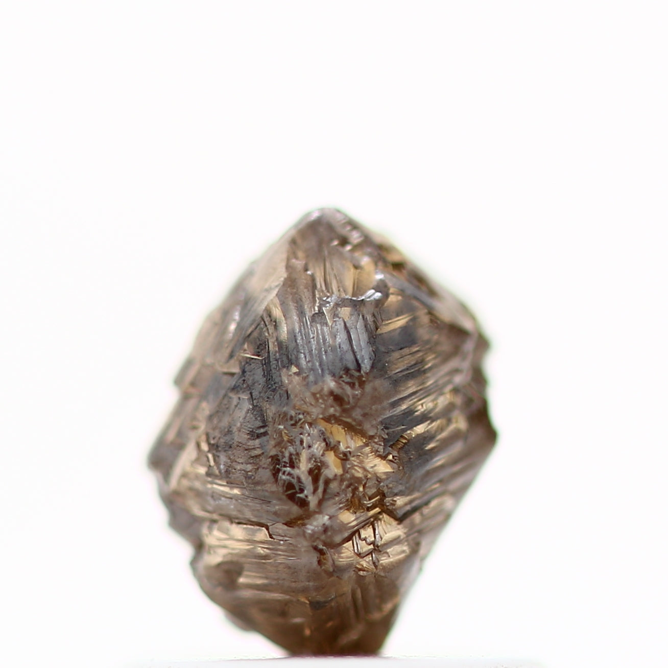 0.92 Carat Natural Cognac Brown Crystal Uncut Rough Diamond 5.5 MM - Blackdiamond