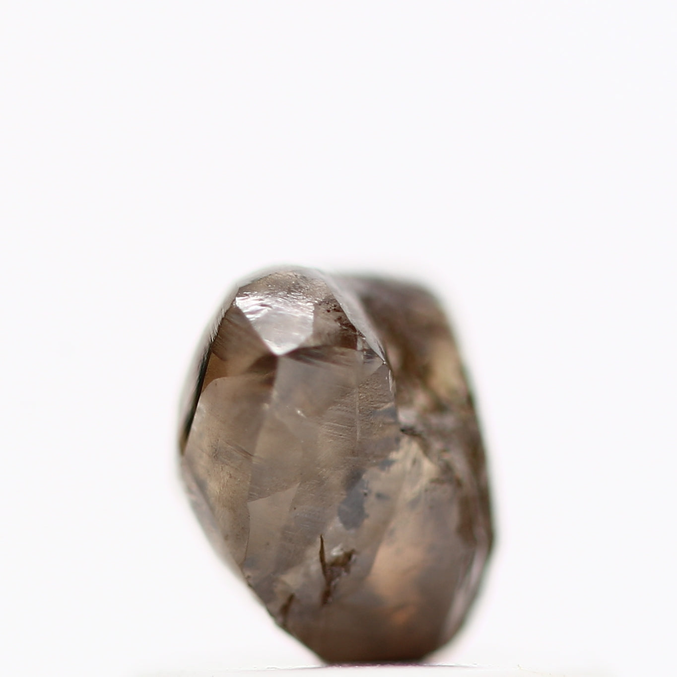 0.73 Carat Fancy Brown Uncut Raw Rough Natural Diamond 5.15 MM - Blackdiamond