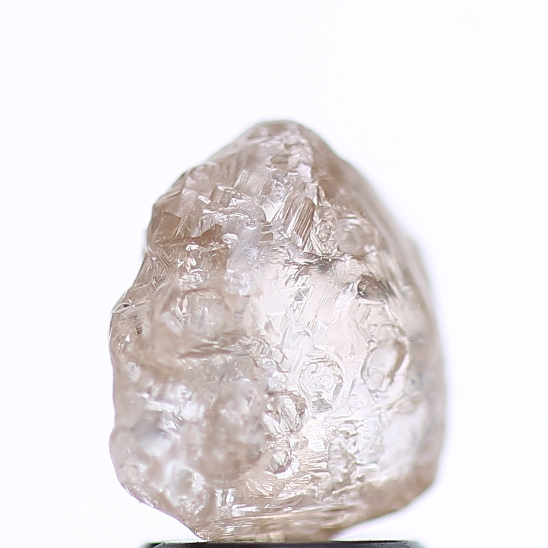 1.98 Carat Natural Fancy Light Brown Rough Diamond 8.21 MM
