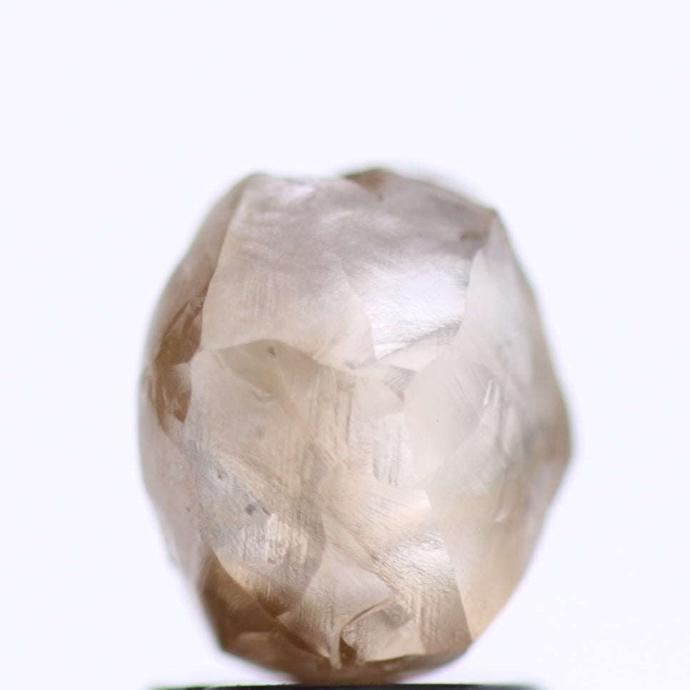 2.13 Carat Natural Fancy Champagne Brown Raw Rough Diamond 7.3 MM