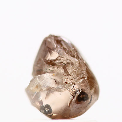 1.34 Carat Natural Fancy Cognac Brown Crystal Rough Diamond 6.80 MM - Blackdiamond