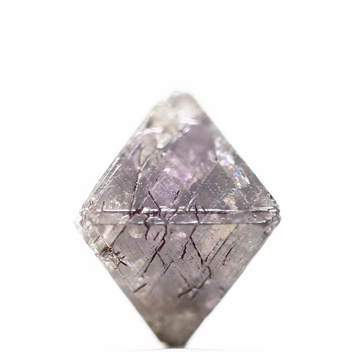 rough pink purple diamond