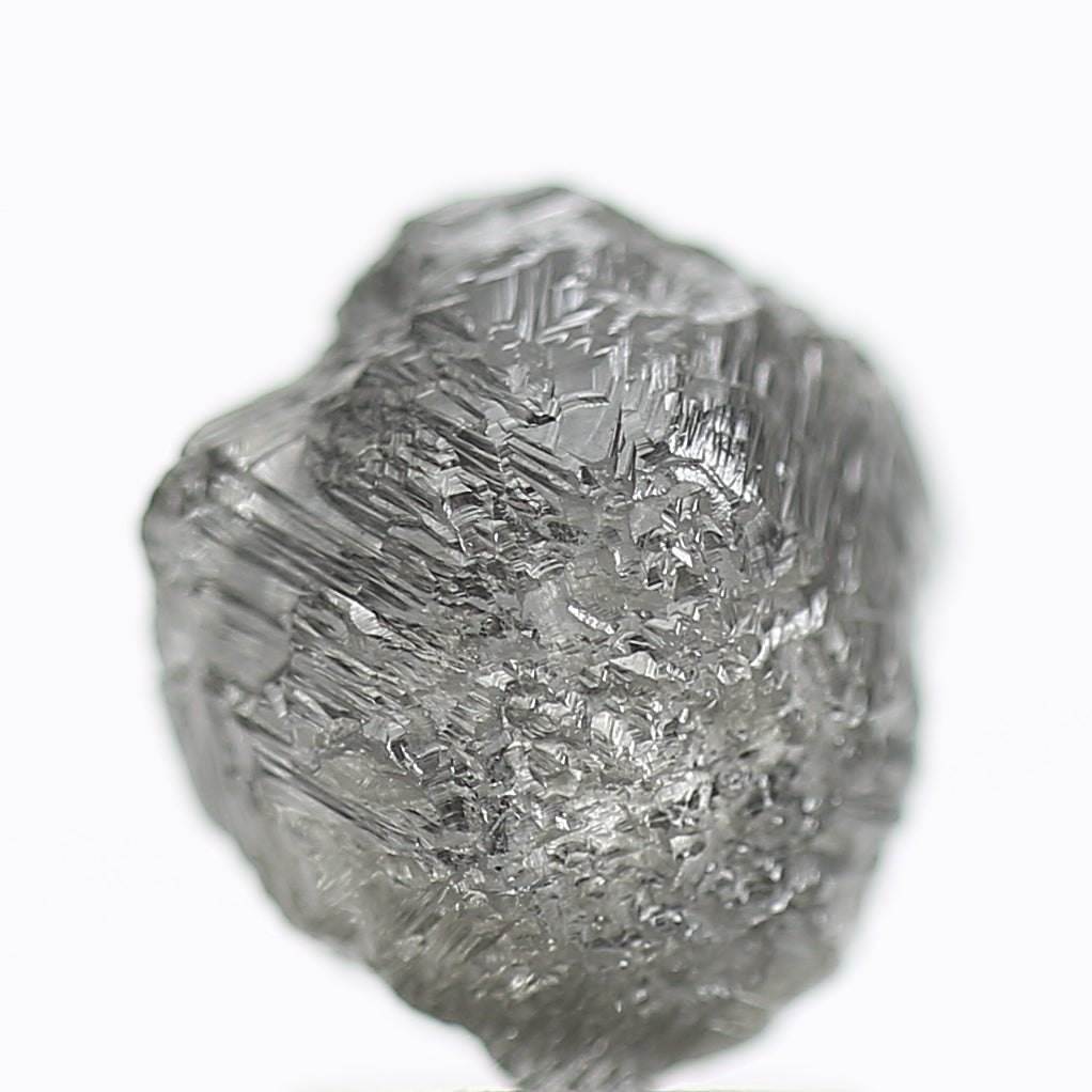 3.58 Carat Gray Natural Raw Uncut Rough Diamond