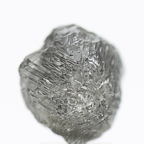 3.58 Carat Gray Natural Raw Uncut Rough Diamond