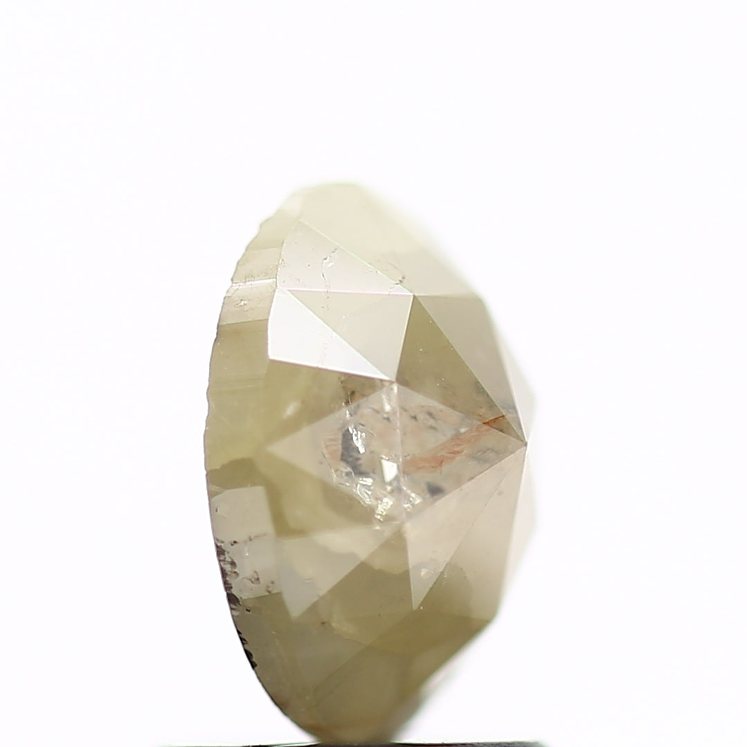 1.21 Carat Oval Rose Cut Natural Loose Diamond 7.79 MM