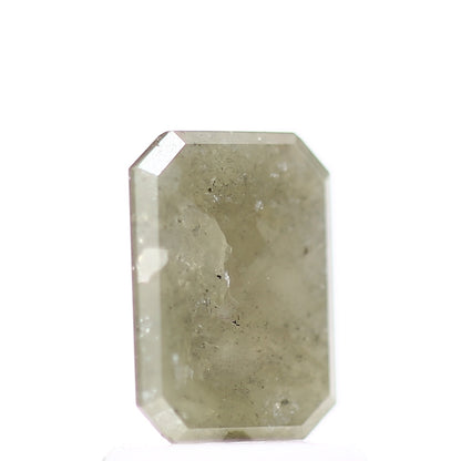 0.84 Carat 7 MM Natural Gray Emerald Salt and Pepper Loose Diamond - Blackdiamond