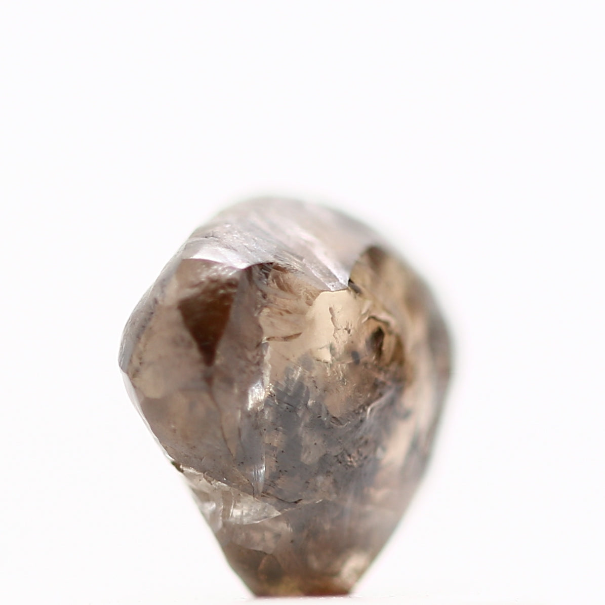 0.48 Carat Natural Cognac Brown Crystal Raw Rough Diamond 5 MM - Blackdiamond