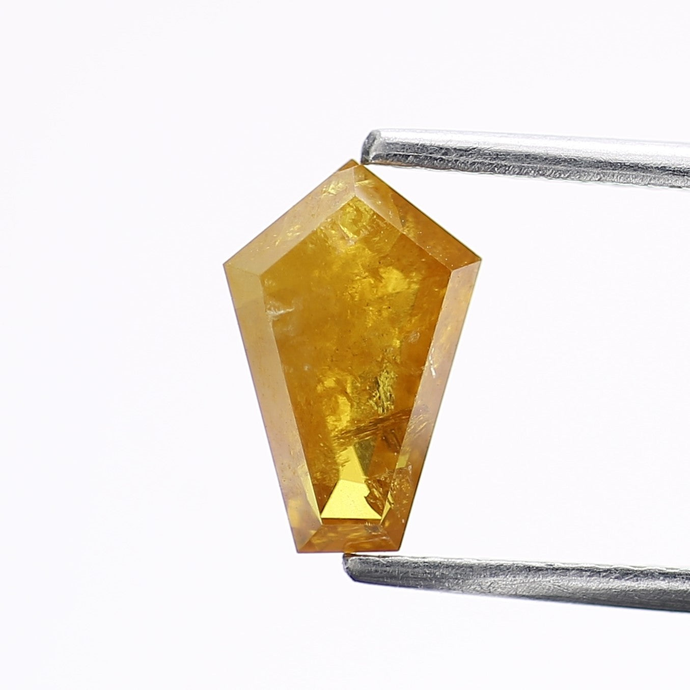 1.32 Carat Natural Yellow Kite Salt and Pepper Diamond 9.25 MM