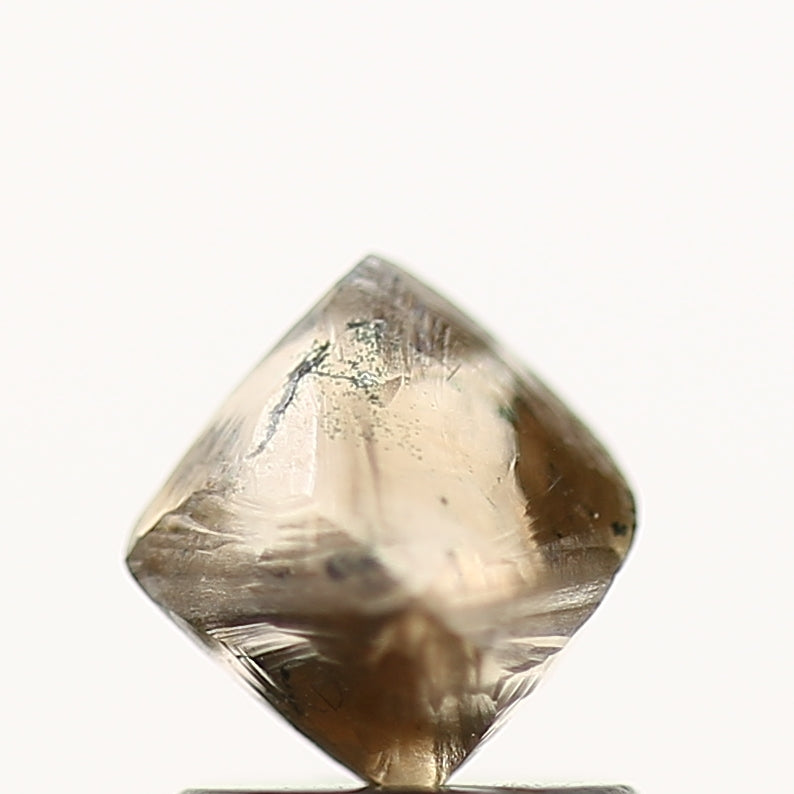 1.28 Carat Natural Brown Octahedron Raw Diamond 5.9 MM