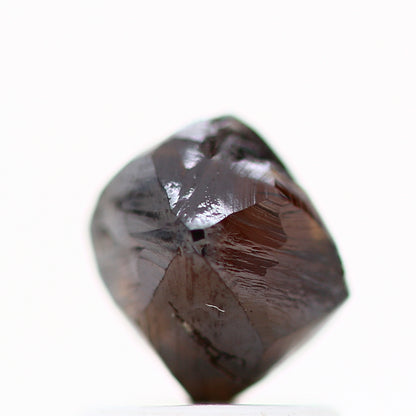 1.38 Carat Natural Fancy Cognac Brown Crystal Rough Diamond 6.35 MM - Blackdiamond