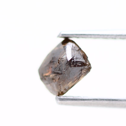 0.89 Carat Natural Champagne Brown Octahedron Rough Diamond 5.30 MM - Blackdiamond