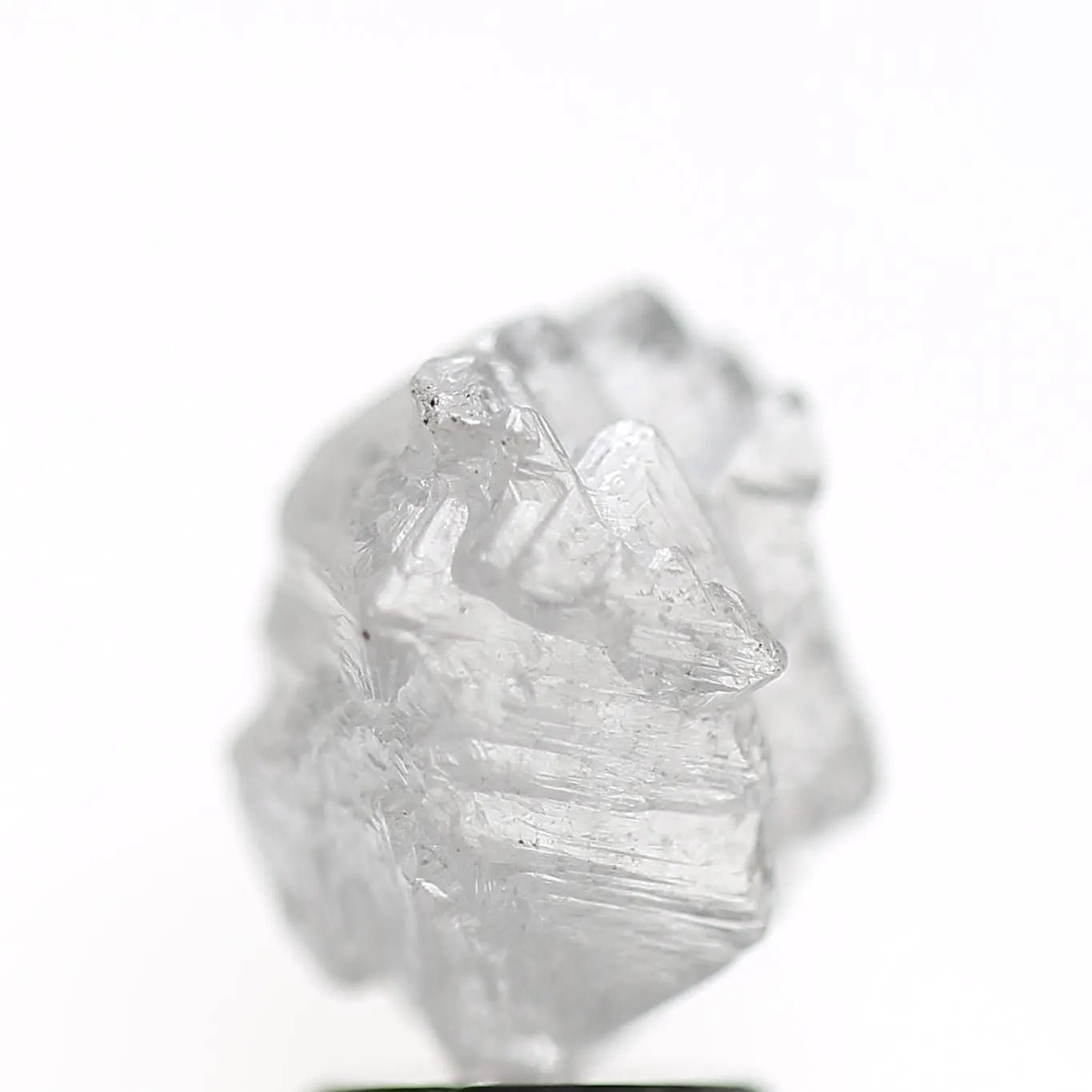 3.50 Carat Natural Fancy Milky Gray Rough Diamond 9.30 MM