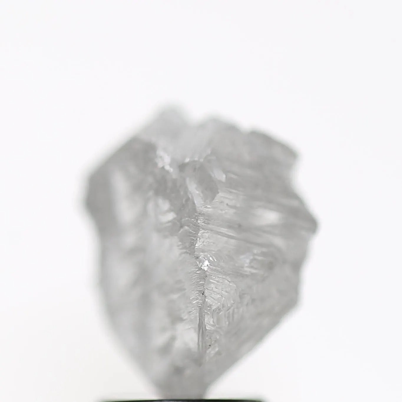 3.50 Carat Natural Fancy Milky Gray Rough Diamond 9.30 MM