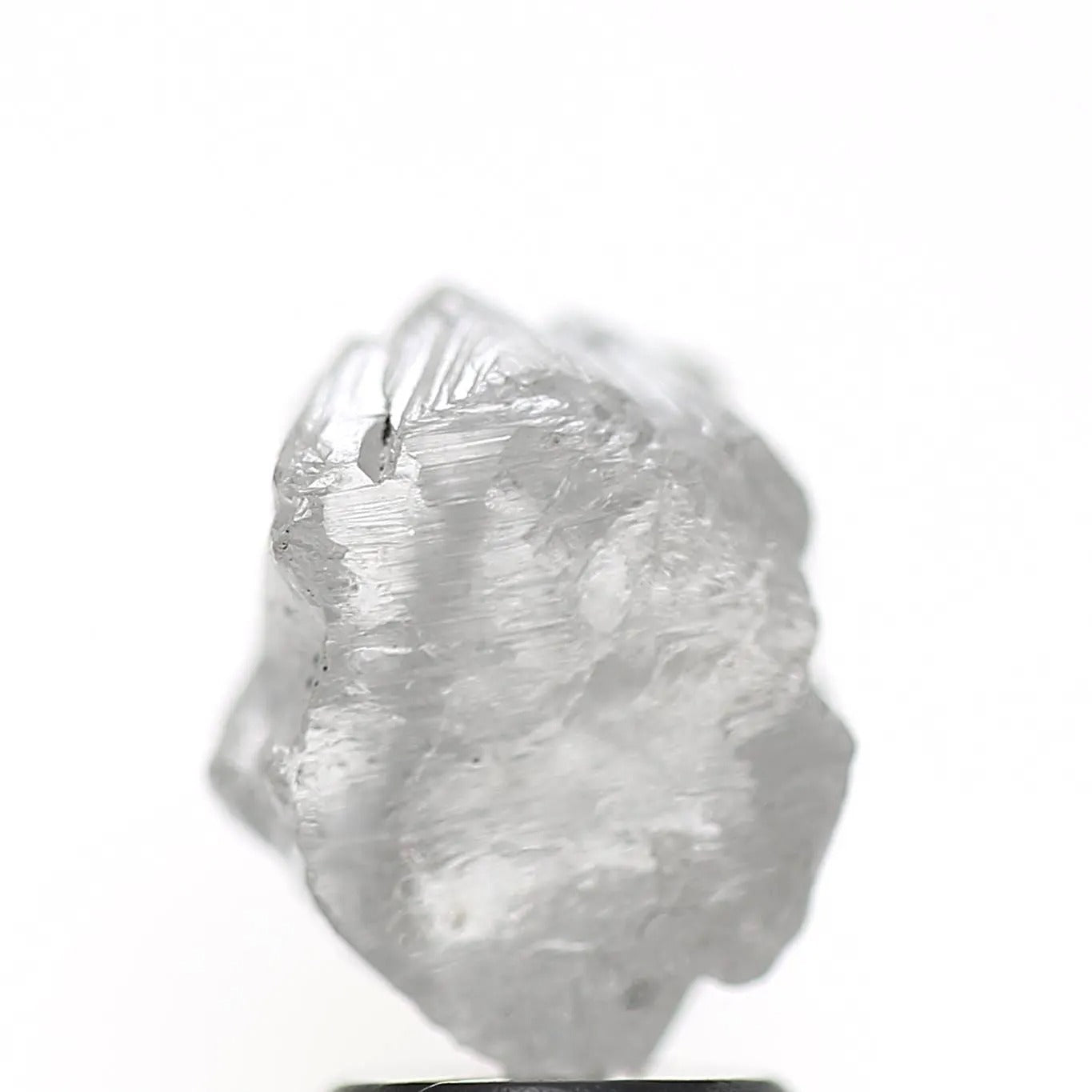 3.50 Carat Natural Fancy Milky Gray Rough Diamond 9.30 MM