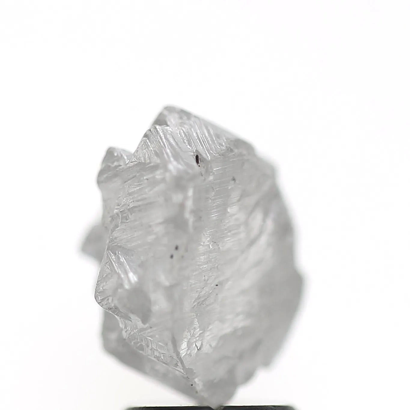 3.50 Carat Natural Fancy Milky Gray Rough Diamond 9.30 MM