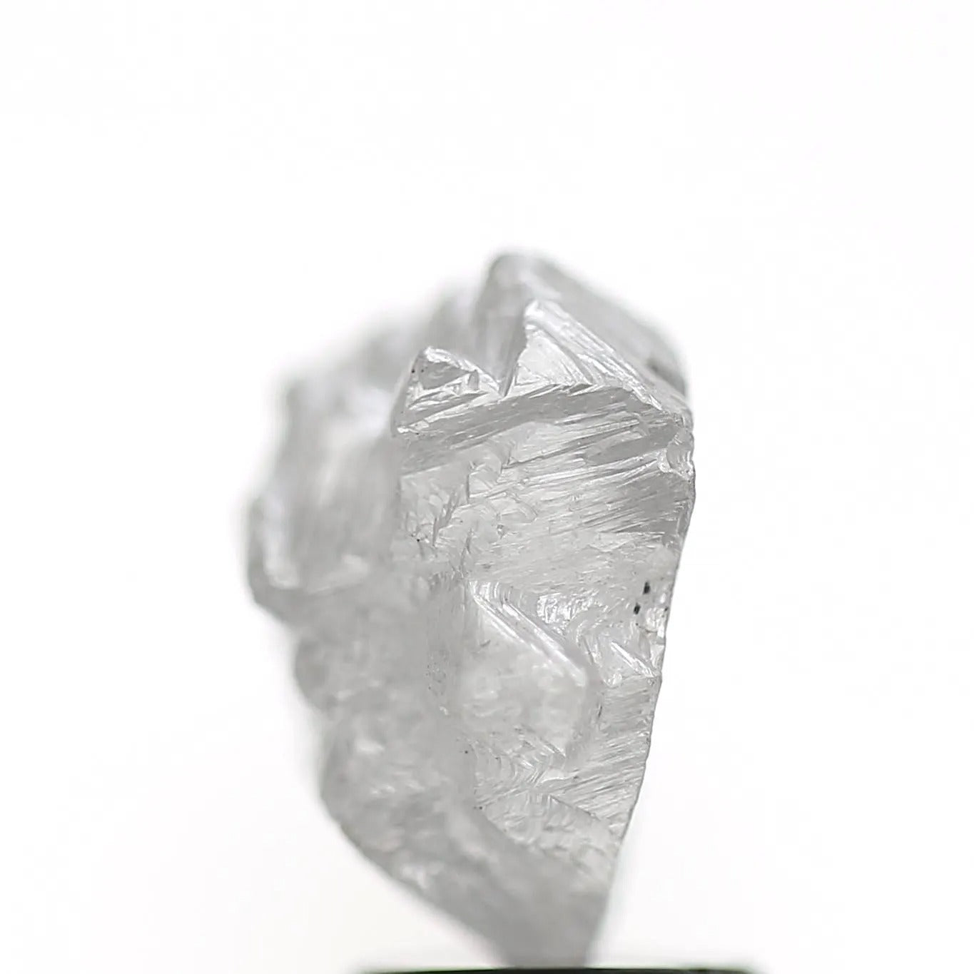 3.50 Carat Natural Fancy Milky Gray Rough Diamond 9.30 MM