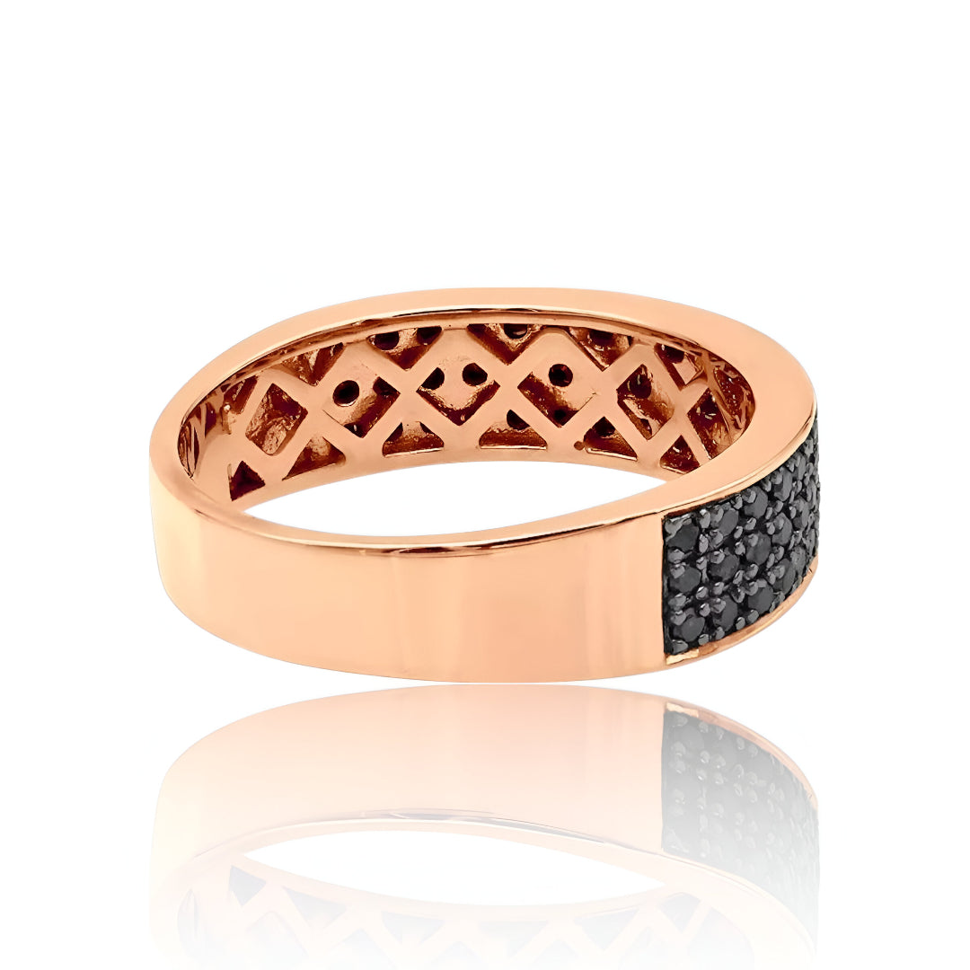 rose gold 14k gold ring for men's 