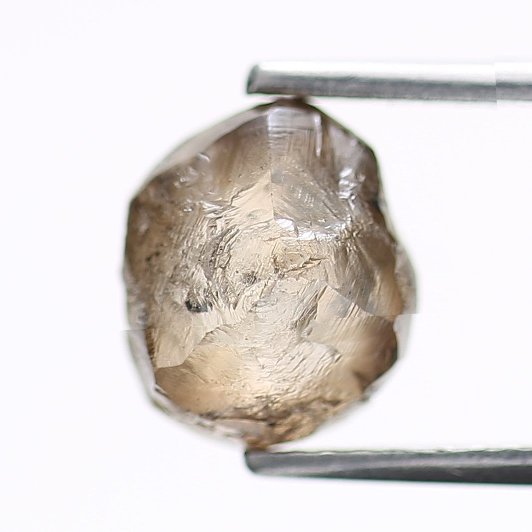 3.29 Carat Natural Fancy Brown Rough Diamond 8.8 MM