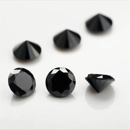 Natural Diamond 1 Carat 3.5 mm lot of Natural Black Diamond For Fine Jewelry - Blackdiamond