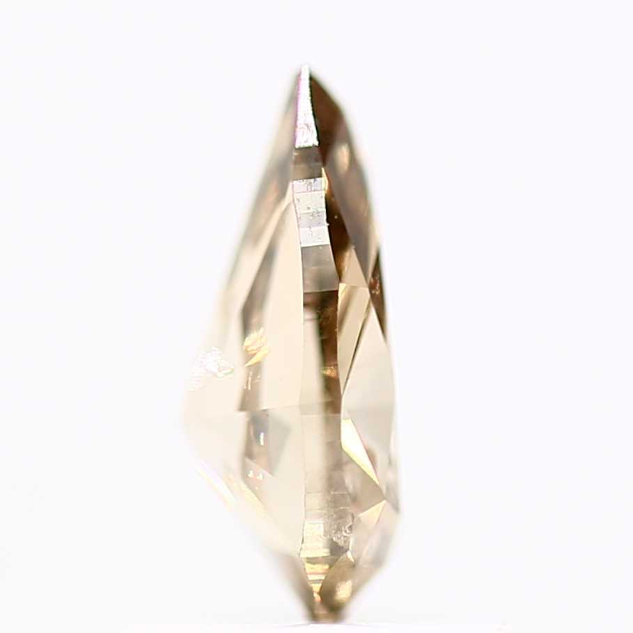 0.67 Carat Fancy Champagne Pear Diamond For Pear Ring