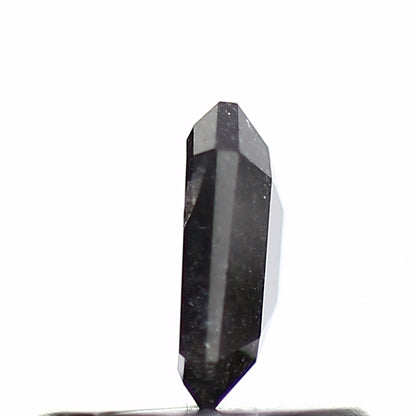 0.38 Carat 5.15 MM Natural Loose Black Emerald Salt and Pepper Diamond - Blackdiamond