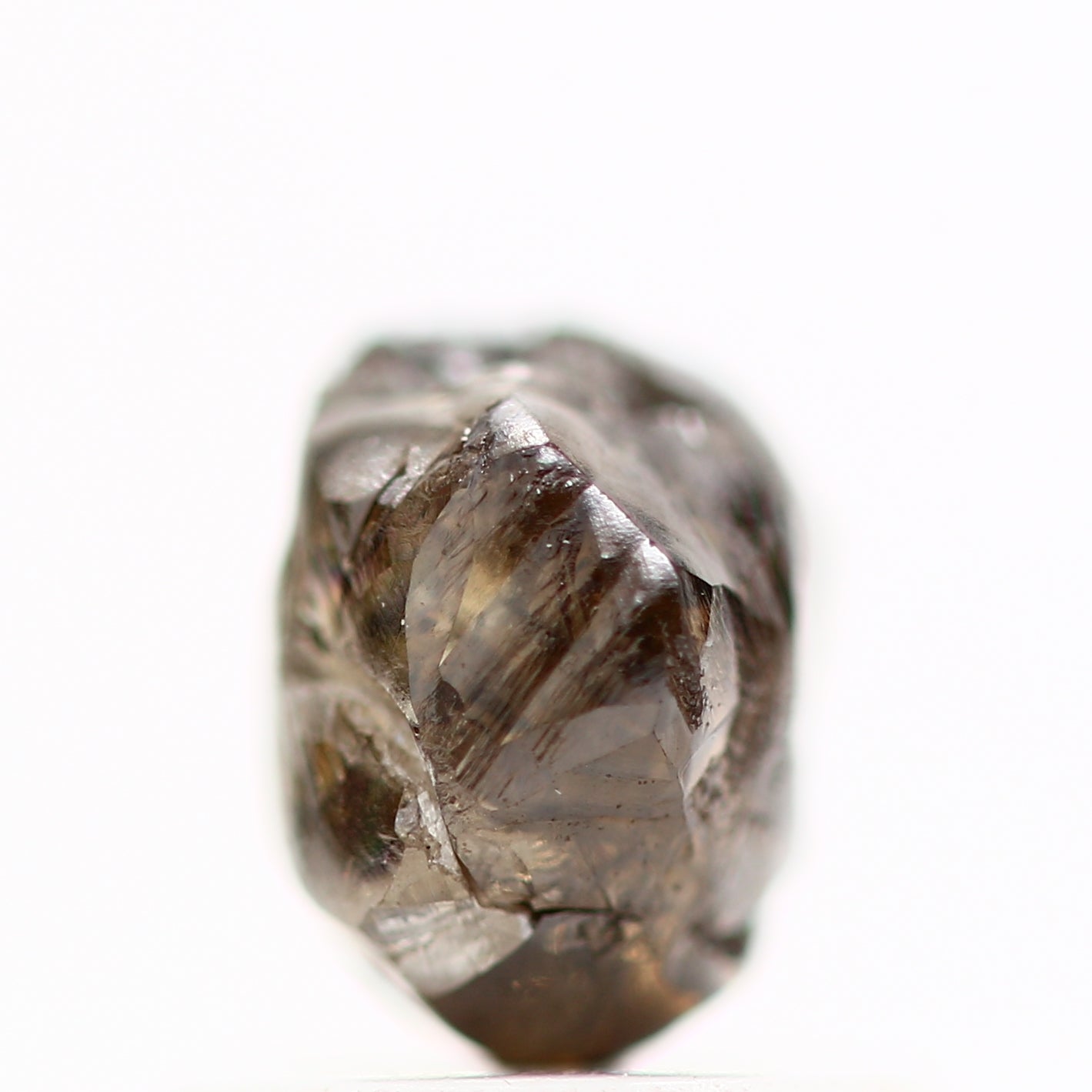 1.31 Carat Natural Fancy Brown Raw Rough Diamond 6.20 MM - Blackdiamond