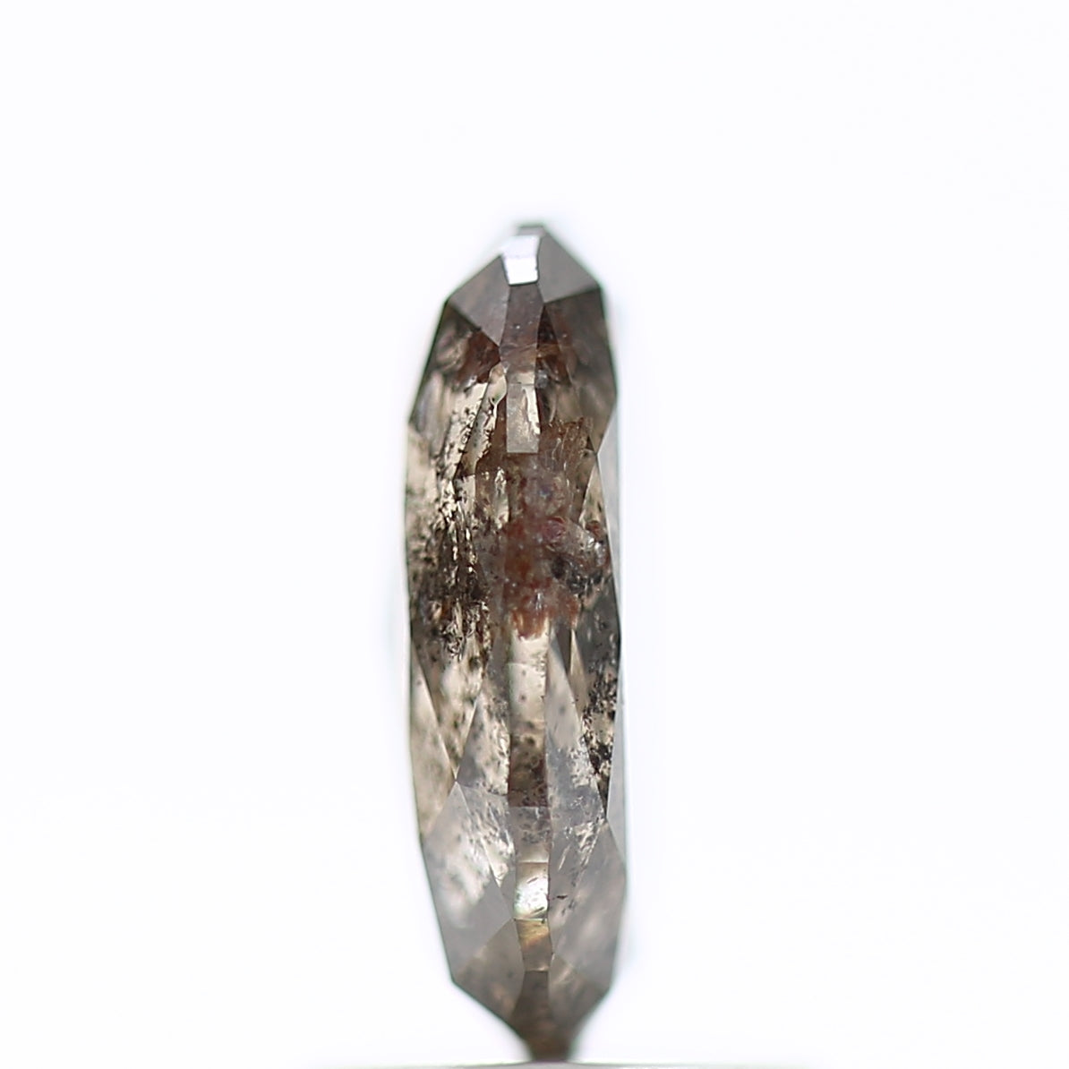 1.65 Carat Cushion Cut Salt And Pepper Diamond 9.01 MM