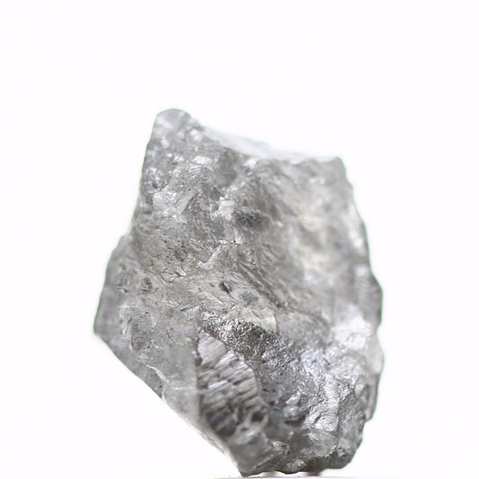 3.50 Carat Fancy Gray Crystal Raw Rough Natural Diamond 11.17 MM - Blackdiamond