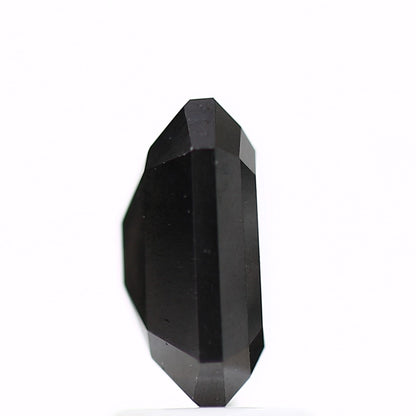 2.35 Carat Natural Emerald Fancy Black Salt and Pepper Diamond 8.56 MM - Blackdiamond