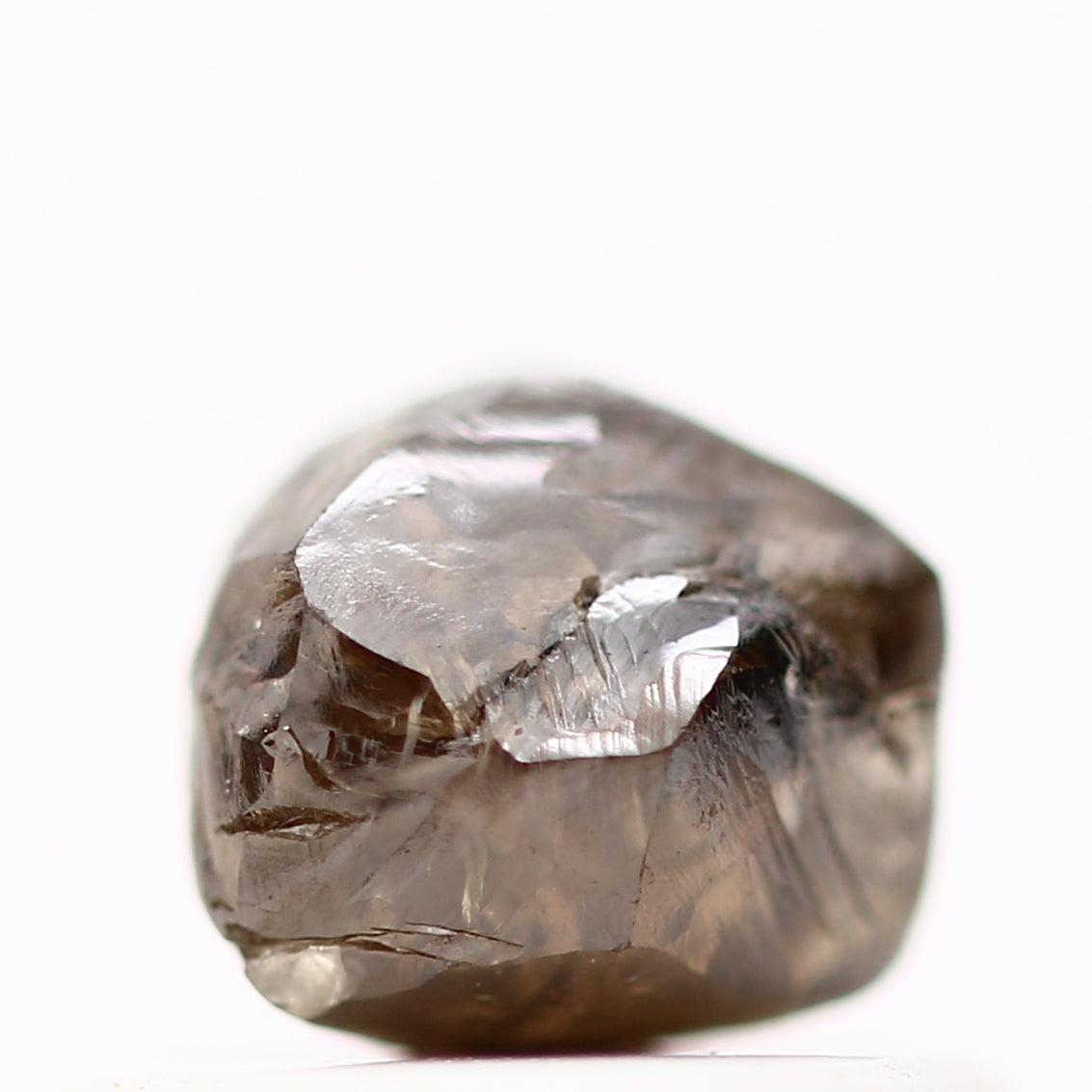 0.67 Carat Natural Cognac Brown Crystal Raw Rough Diamond 4.75 MM - Blackdiamond