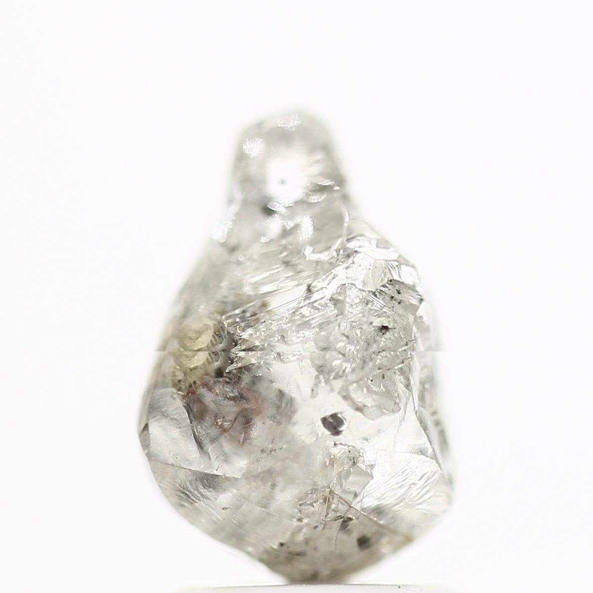 1.96 Carat Rough Diamonds Crystal Raw Uncut Diamonds 8.75 MM - Blackdiamond