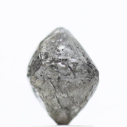 2.87 Carat Rough Diamonds Octahedron Uncut Raw Diamond 7.4 MM - Blackdiamond