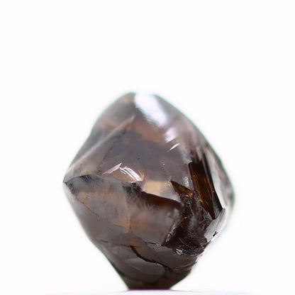 0.83 Carat Natural Cognac Brown Crystal Raw Rough Diamond 5.25 MM - Blackdiamond