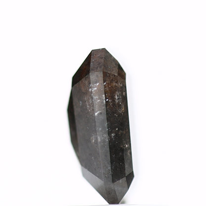 1.66 Carat 8.2 MM Natural Black Emerald Loose Salt and Pepper Diamond - Blackdiamond