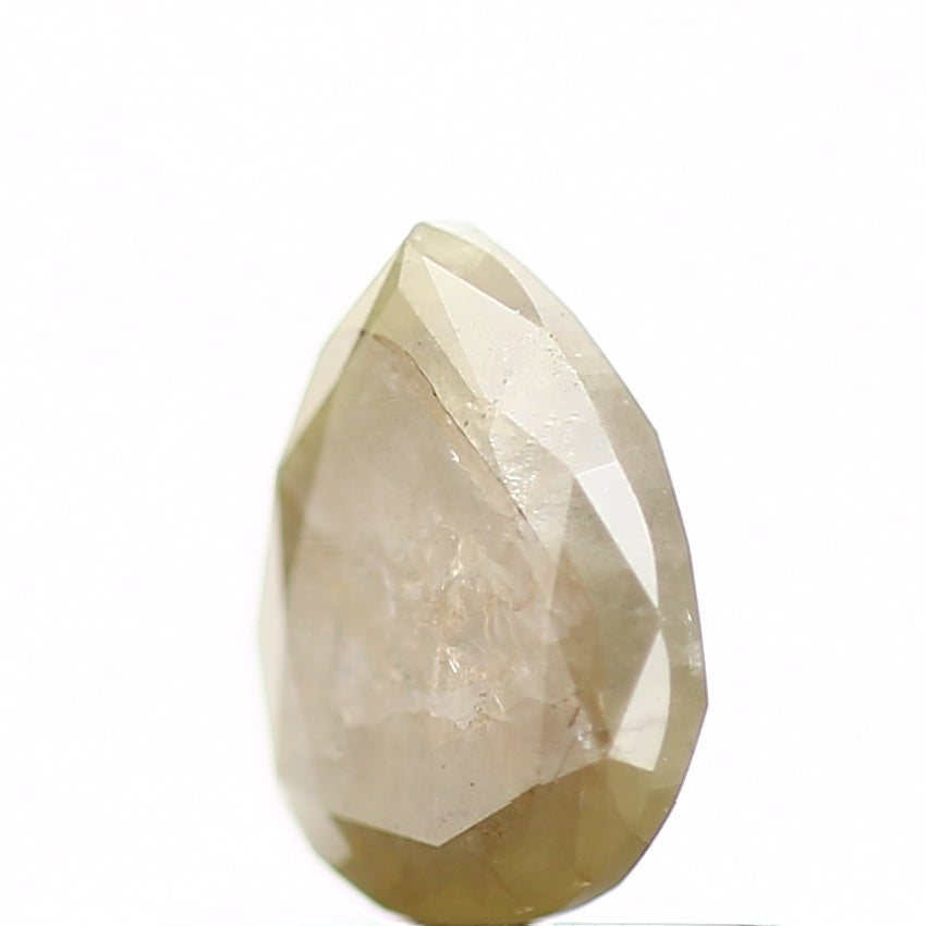 0.60 Carat Natural Pear Rose Cut Rustic Diamond SDM309