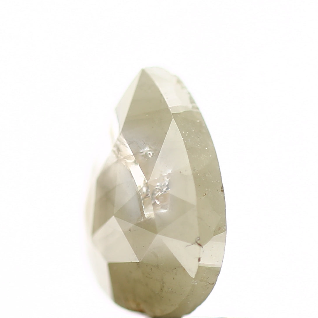 0.96 Carat Natural Pear Rose Cut Rustic Loose Diamond SDM94