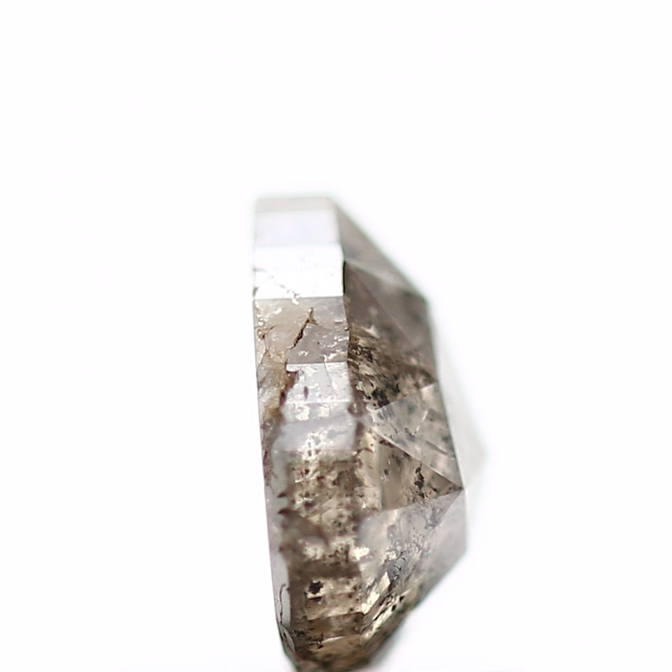 1.24 Carat Fancy Brown Pear Salt and Pepper Diamond For Ring